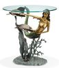 Mermaid and Sea Turtles End Table