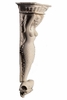 Mermaid Nautical Wall Pilaster - Roman Stone