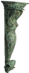 Mermaid Nautical Wall Pilaster - Shipwreck Finish