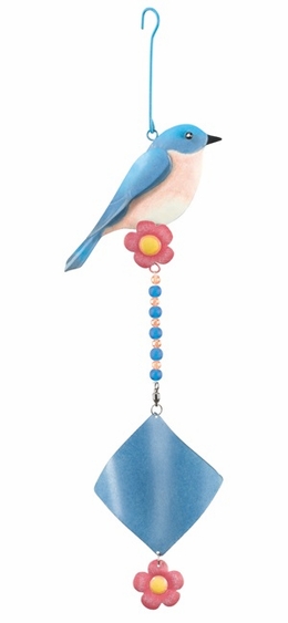 Metal Bluebird Twirly - Click to enlarge