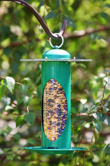 Metal Canopy Feeder w/Oval Window - Click to enlarge