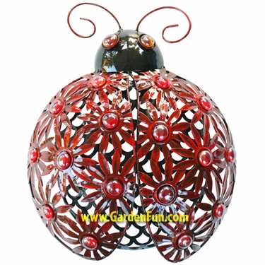 Metal Filigree Ladybug Wall Decor - Click to enlarge