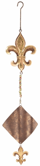 Metal Fleur de Lis Twirly - Click to enlarge