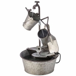 Metal Garden Tools Fountain