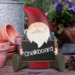 Metal Gnome w/Chalk Board (Set of 2)