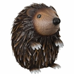 Metal Hedgehog Decor