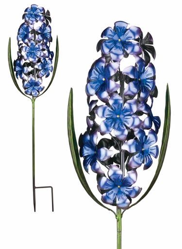 Metal Hyacinth Garden Stake - Puple - Click to enlarge