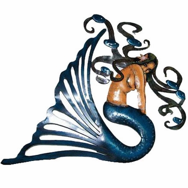 Metal Mermaid Decor - Click to enlarge