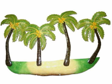 Metal Palm Trees Wall Art - Click to enlarge