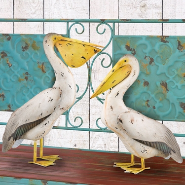 Pelican Birds Mixed Pair (Set of 2) - Click to enlarge