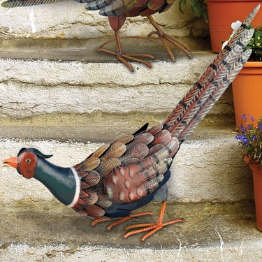 Metal Pheasant Bird Bending - Click to enlarge