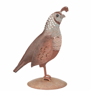 Metal Quail Bird Female - Click to enlarge