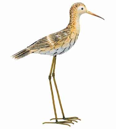 Metal Sandpiper Bird - Upright - Click to enlarge