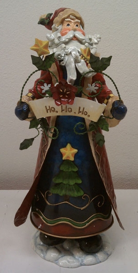 Metal Santa Statue - Click to enlarge
