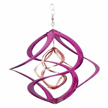 Metal Wind Spinner - Pink Cosmix - Click to enlarge