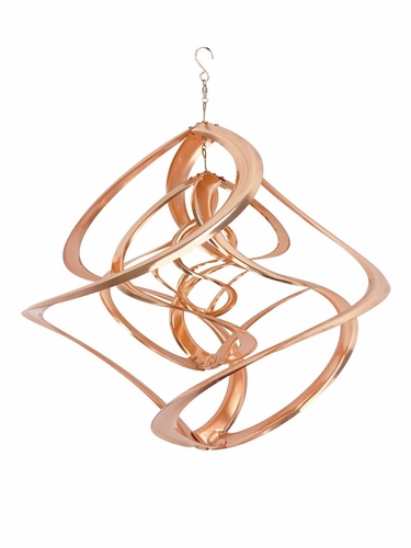 Metal Wind Spinner - Triple Copper Cosmix - Click to enlarge