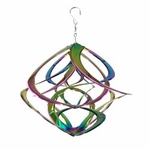 Metal Wind Spinner - Triple Iridescent Cosmix