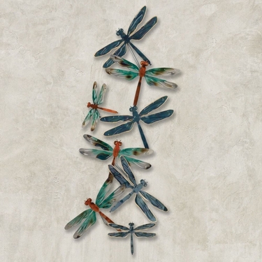 Metallic Dragonfly Art Wall Decor - Click to enlarge