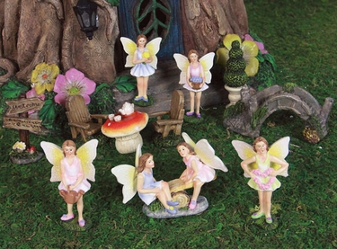 Mini Fairy Garden Kit (11pc Set) - Click to enlarge