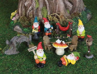 Mini Gnome Garden Kit (11pc Set) - Click to enlarge