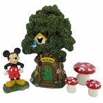 Mini Mickey w/Solar Tree House Kit (5pc)