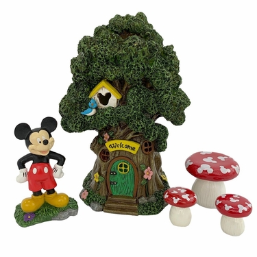 Mini Minnie w/Solar Tree House Kit (3pc) - Click to enlarge