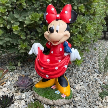 Minnie Mouse Birdbath / Feeder Garden Statue - Click to enlarge