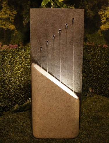 Modern Symmetry 6-Outlet Fountain - Click to enlarge