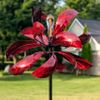 Montana Starburst Wind Spinner - Red