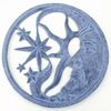 Moon and Star Wall Art Plaque