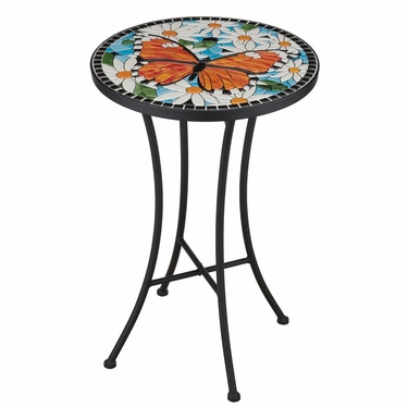 Mosaic Butterfly Plant Stand - Click to enlarge