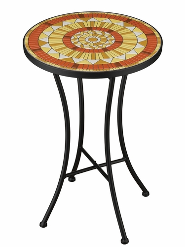 Mosaic Gold Plant Stand - Click to enlarge