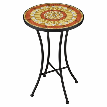 Mosaic Gold Plant Stand - Click to enlarge