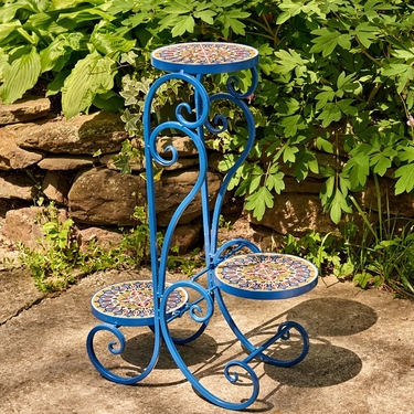 Mosaic Plant Stand - London - Click to enlarge