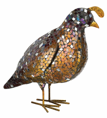 Mosaic Quail Decor - Click to enlarge