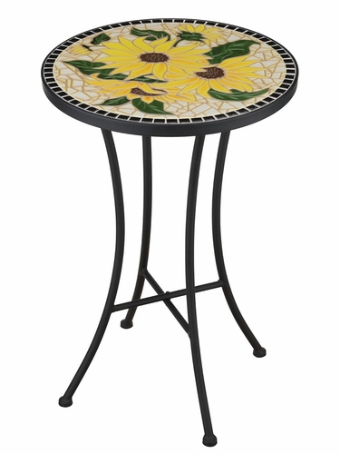 Mosaic Sunflower Plant Stand - Click to enlarge