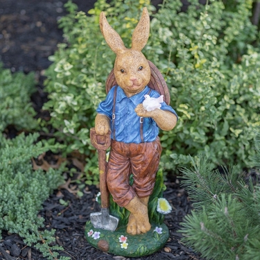 Mr. Rabbit Garden Statue - Click to enlarge