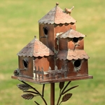 Multi Home Style Birdhouse Stake