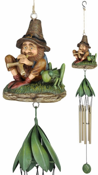 Musical Gnome Wind Chime - Click to enlarge