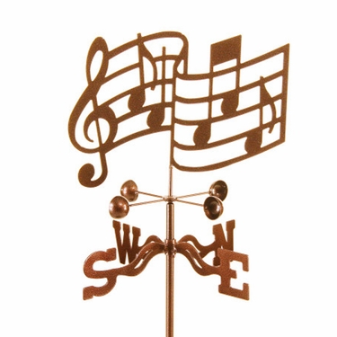 Musical Notes Weathervane - Click to enlarge