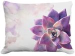 Mystical Purple Succulent Outdoor Pillow