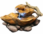 Nature's Embrace Tabletop Fountain