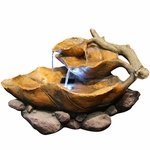 Nature's Embrace Tabletop Fountain