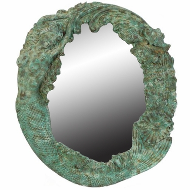 Nude Mermaid's Reef Mirror - Shipwreck Finish - Click to enlarge