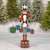 65" Iron Nutcracker with Gifts & LED Lights "Joseph"