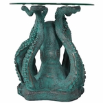 24" Octopus End Table - Verde Bronze 24" Octopus End Table - Verde Bronze