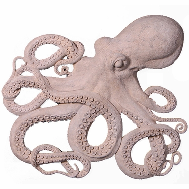 Octopus Wall Decor - Roman Stone Finish - Click to enlarge