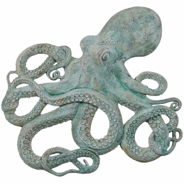 Octopus Wall Decor - Shipwreck Finish - Click to enlarge