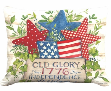 Old Glory 1776 Outdoor Pillow - Click to enlarge