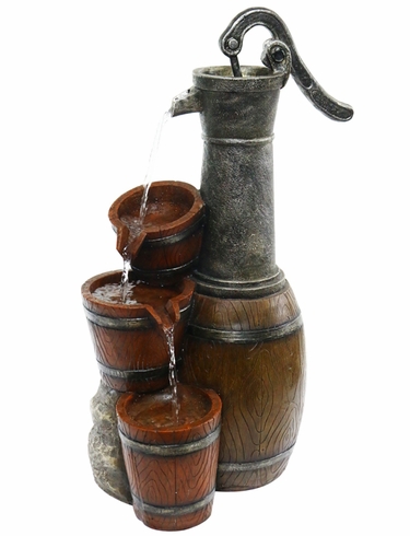 Old Style Water Pump Fountain - Click to enlarge